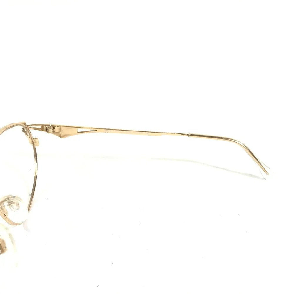 Cazal Eyeglasses Frames MOD.115 COL.810 Gold Black Round Wire Rim 55-16-135
